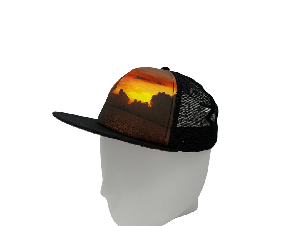 Creative.Sale Black Sublimated Polyfoam High Crown Adjustable Hat #C.S #0001 #Black