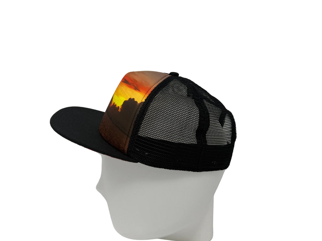 Creative.Sale Black Sublimated Polyfoam High Crown Adjustable Hat #C.S #0001 #Black