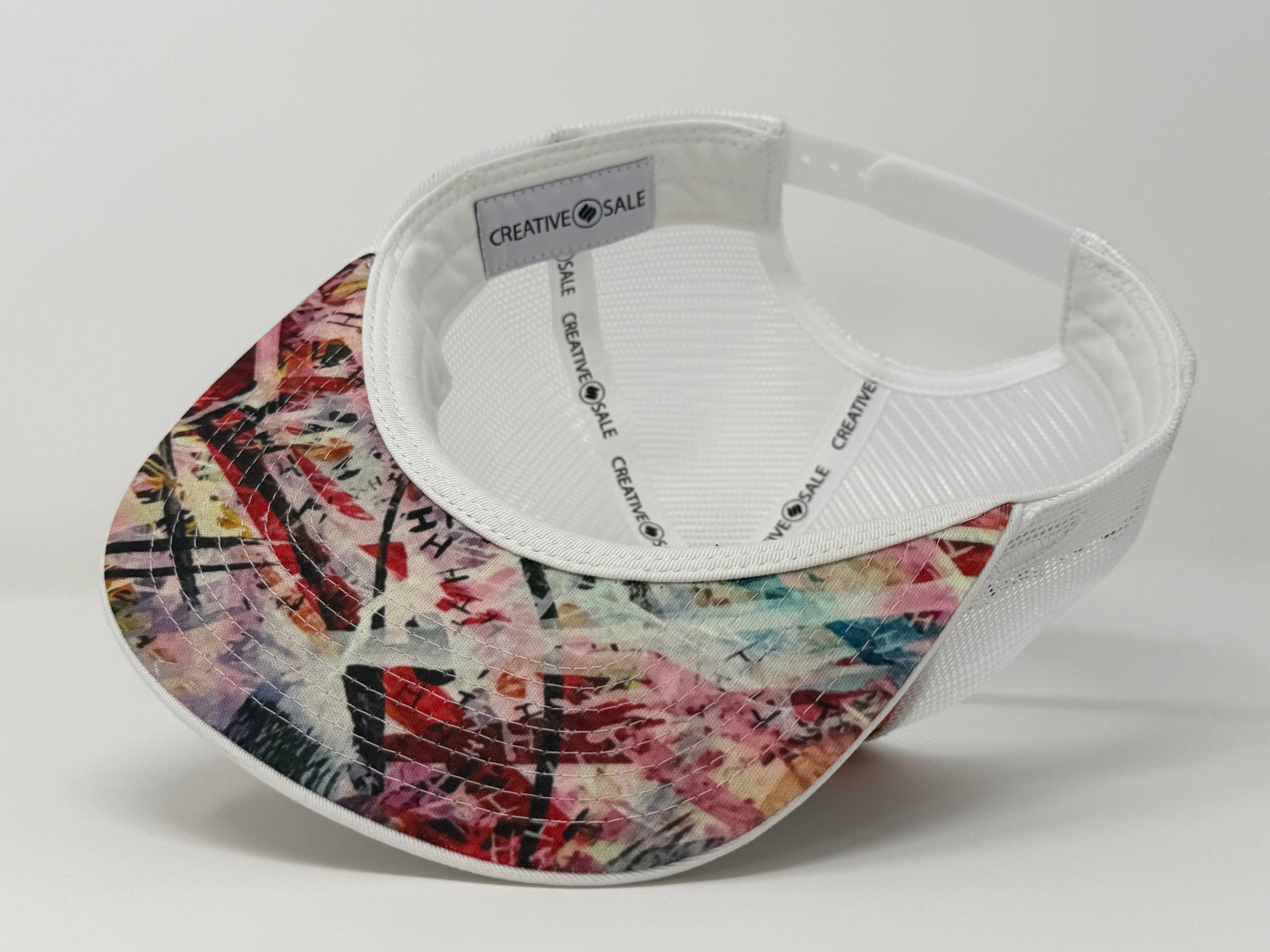 Creative.Sale White Sublimated Polyfoam High Crown Adjustable Hat #C.S #0001 #White